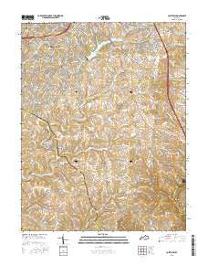 Coletown Kentucky Current topographic map, 1:24000 scale, 7.5 X 7.5 Minute, Year 2016
