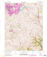 Coletown Kentucky Historical topographic map, 1:24000 scale, 7.5 X 7.5 Minute, Year 1965