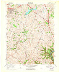 Coletown Kentucky Historical topographic map, 1:24000 scale, 7.5 X 7.5 Minute, Year 1965