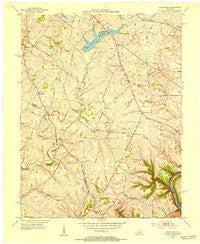 Coletown Kentucky Historical topographic map, 1:24000 scale, 7.5 X 7.5 Minute, Year 1952