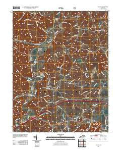 Colfax Kentucky Historical topographic map, 1:24000 scale, 7.5 X 7.5 Minute, Year 2011