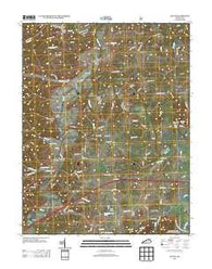 Colfax Kentucky Historical topographic map, 1:24000 scale, 7.5 X 7.5 Minute, Year 2013