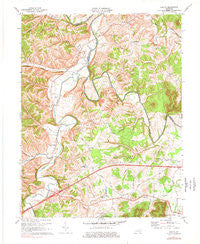 Colfax Kentucky Historical topographic map, 1:24000 scale, 7.5 X 7.5 Minute, Year 1970