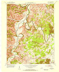 Colfax Kentucky Historical topographic map, 1:24000 scale, 7.5 X 7.5 Minute, Year 1953