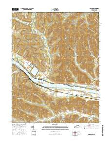 Concord Kentucky Current topographic map, 1:24000 scale, 7.5 X 7.5 Minute, Year 2016