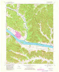 Concord Kentucky Historical topographic map, 1:24000 scale, 7.5 X 7.5 Minute, Year 1967