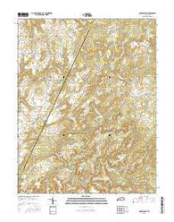 Constantine Kentucky Current topographic map, 1:24000 scale, 7.5 X 7.5 Minute, Year 2016