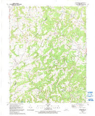Constantine Kentucky Historical topographic map, 1:24000 scale, 7.5 X 7.5 Minute, Year 1991
