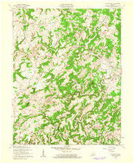 Constantine Kentucky Historical topographic map, 1:24000 scale, 7.5 X 7.5 Minute, Year 1960