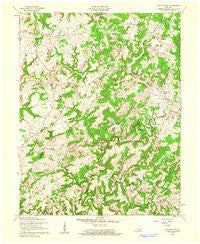 Constantine Kentucky Historical topographic map, 1:24000 scale, 7.5 X 7.5 Minute, Year 1960