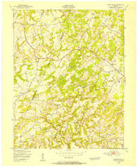 Constantine Kentucky Historical topographic map, 1:24000 scale, 7.5 X 7.5 Minute, Year 1949