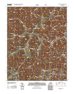 Coopersville Kentucky Historical topographic map, 1:24000 scale, 7.5 X 7.5 Minute, Year 2011