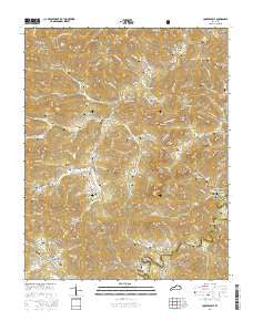Coopersville Kentucky Current topographic map, 1:24000 scale, 7.5 X 7.5 Minute, Year 2016