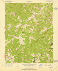 Coopersville Kentucky Historical topographic map, 1:24000 scale, 7.5 X 7.5 Minute, Year 1954