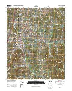 Corbin Kentucky Historical topographic map, 1:24000 scale, 7.5 X 7.5 Minute, Year 2013