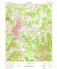 Corbin Kentucky Historical topographic map, 1:24000 scale, 7.5 X 7.5 Minute, Year 1970