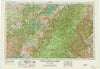 Corbin Kentucky Historical topographic map, 1:250000 scale, 1 X 2 Degree, Year 1956