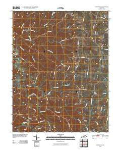 Cornishville Kentucky Historical topographic map, 1:24000 scale, 7.5 X 7.5 Minute, Year 2010
