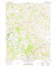 Cowan Kentucky Historical topographic map, 1:24000 scale, 7.5 X 7.5 Minute, Year 1952