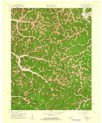 Cowcreek Kentucky Historical topographic map, 1:24000 scale, 7.5 X 7.5 Minute, Year 1961