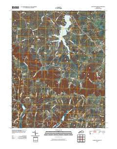 Crab Orchard Kentucky Historical topographic map, 1:24000 scale, 7.5 X 7.5 Minute, Year 2010