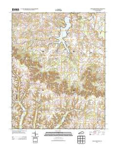 Crab Orchard Kentucky Historical topographic map, 1:24000 scale, 7.5 X 7.5 Minute, Year 2013