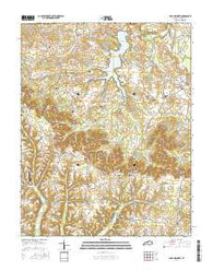 Crab Orchard Kentucky Current topographic map, 1:24000 scale, 7.5 X 7.5 Minute, Year 2016
