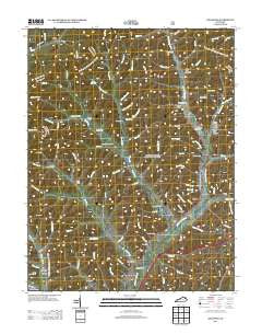 Cranston Kentucky Historical topographic map, 1:24000 scale, 7.5 X 7.5 Minute, Year 2013