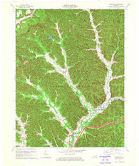 Cranston Kentucky Historical topographic map, 1:24000 scale, 7.5 X 7.5 Minute, Year 1970