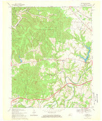 Cravens Kentucky Historical topographic map, 1:24000 scale, 7.5 X 7.5 Minute, Year 1967