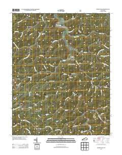Creekville Kentucky Historical topographic map, 1:24000 scale, 7.5 X 7.5 Minute, Year 2013