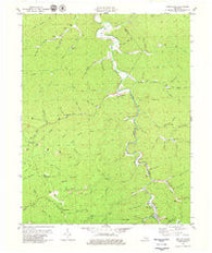 Creekville Kentucky Historical topographic map, 1:24000 scale, 7.5 X 7.5 Minute, Year 1979