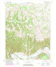 Creelsboro Kentucky Historical topographic map, 1:24000 scale, 7.5 X 7.5 Minute, Year 1953