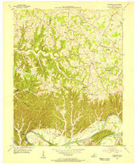 Creelsboro Kentucky Historical topographic map, 1:24000 scale, 7.5 X 7.5 Minute, Year 1953