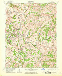 Crestwood Kentucky Historical topographic map, 1:24000 scale, 7.5 X 7.5 Minute, Year 1960