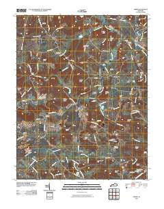 Crider Kentucky Historical topographic map, 1:24000 scale, 7.5 X 7.5 Minute, Year 2010