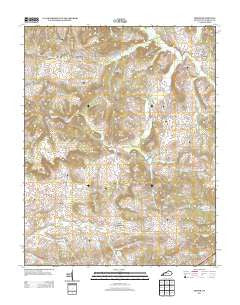 Crider Kentucky Historical topographic map, 1:24000 scale, 7.5 X 7.5 Minute, Year 2013