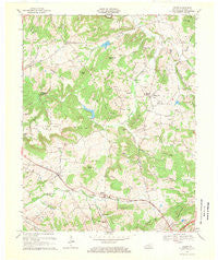 Crider Kentucky Historical topographic map, 1:24000 scale, 7.5 X 7.5 Minute, Year 1967