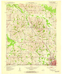 Crutchfield Kentucky Historical topographic map, 1:24000 scale, 7.5 X 7.5 Minute, Year 1952