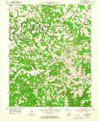 Cub Run Kentucky Historical topographic map, 1:24000 scale, 7.5 X 7.5 Minute, Year 1954