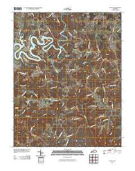 Cub Run Kentucky Historical topographic map, 1:24000 scale, 7.5 X 7.5 Minute, Year 2010