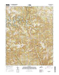 Cub Run Kentucky Current topographic map, 1:24000 scale, 7.5 X 7.5 Minute, Year 2016