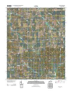 Cuba Kentucky Historical topographic map, 1:24000 scale, 7.5 X 7.5 Minute, Year 2013