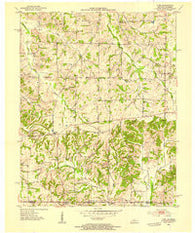 Cuba Kentucky Historical topographic map, 1:24000 scale, 7.5 X 7.5 Minute, Year 1952