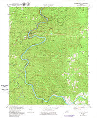 Cumberland Falls Kentucky Historical topographic map, 1:24000 scale, 7.5 X 7.5 Minute, Year 1979