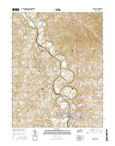 Cynthiana Kentucky Current topographic map, 1:24000 scale, 7.5 X 7.5 Minute, Year 2016