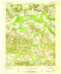 Dalton Kentucky Historical topographic map, 1:24000 scale, 7.5 X 7.5 Minute, Year 1954