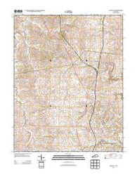 Danville Kentucky Historical topographic map, 1:24000 scale, 7.5 X 7.5 Minute, Year 2013