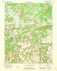 Dawson Springs SE Kentucky Historical topographic map, 1:24000 scale, 7.5 X 7.5 Minute, Year 1953