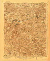 Dawson Springs Kentucky Historical topographic map, 1:62500 scale, 15 X 15 Minute, Year 1911